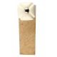 Solid Cream Square Ceramic Door Stopper